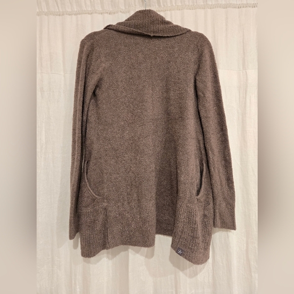 Barefoot Dreams Cozy Chic Lite toupe open cardigan with pockets | s/xs - Picture 6 of 7